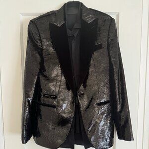 Philipp Plein Velvet & Lurex Blazer Lord Sartorial
